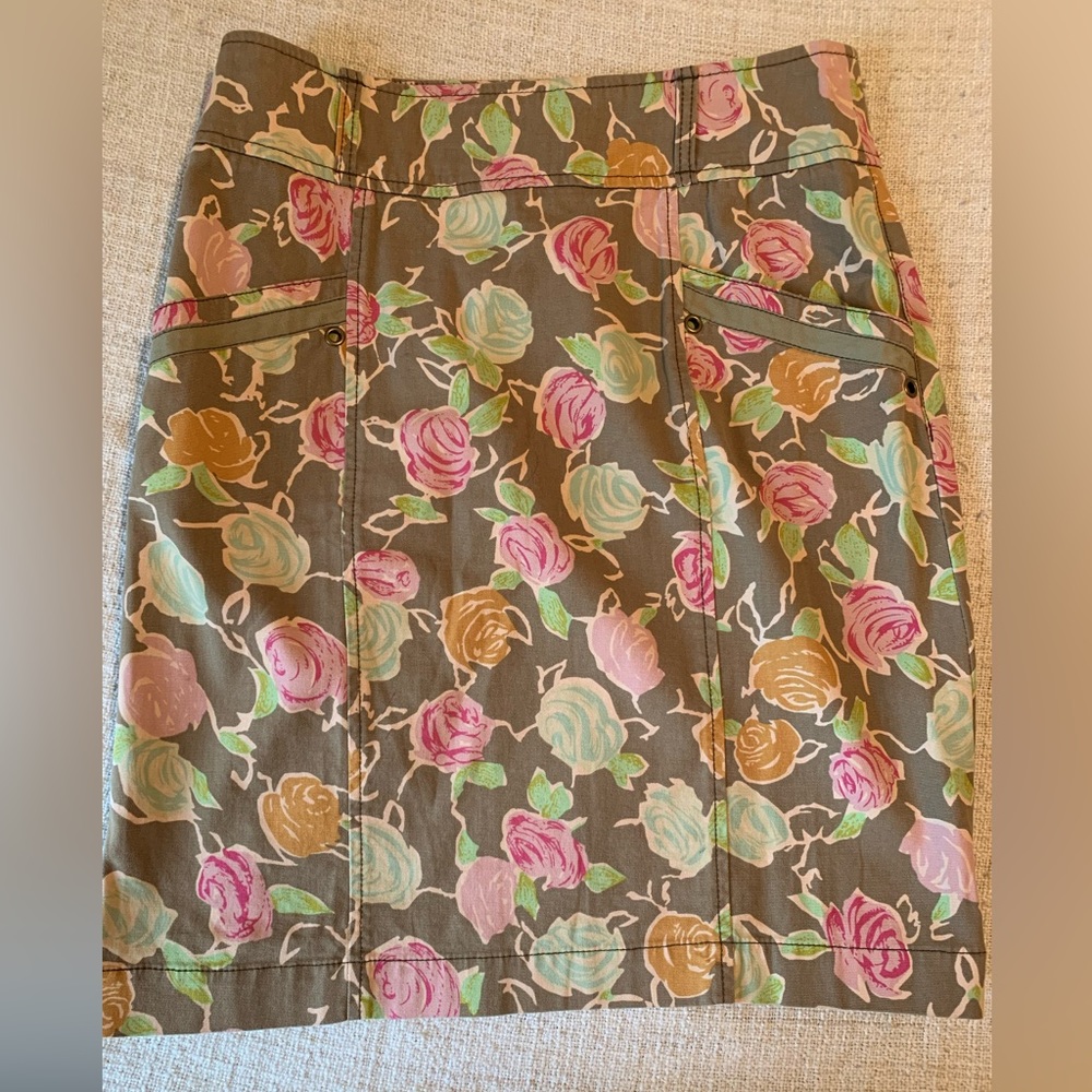 Hei Hei floral straight skirt size 6
